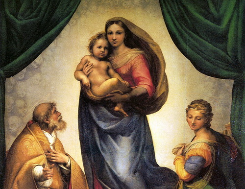 Madonna-Sistina-di-Raffaello