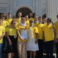 Православная молодежь Юго-Западного благочиния г. Саранска помогала на праздничном богослужении